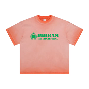 เสื้อยืดแบบบ็อกซี่ซักได้สำหรับผู้ชายเสื้อแบบลำลองระบายอากาศได้ดีใส่สบายระบายอากาศได้ดีเสื้อครอปด้านล่างแบบปรับแต่งได้ - Product Image 5