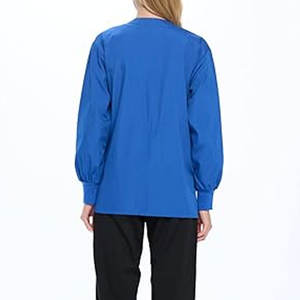 Cómodo logotipo personalizado colores enfermera Scrub chaquetas tela suave OEM venta al por mayor mujeres médico Scrub chaquetas de calidad superior - Product Image 3