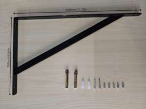 Soporte Triangular Metálico de Acero Personalizado ODM para Reparación de Muebles de Oficina, Hogar y Sala de Estar, 25*4*15cm - Product Image 5