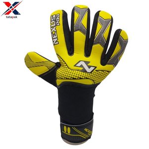2026 Super Soft Leather Professional Football Goalkeeper Gloves Non-Slip Breathable Full <b>Finger</b> Protection Adjustable High - Product Image 4