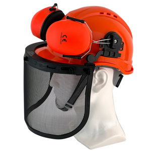 <span class=keywords><strong>Casque</strong></span> de sécurité durable en ABS <span class=keywords><strong>avec</strong></span> <span class=keywords><strong>visière</strong></span> solaire, trous de ventilation, protège-oreilles, <span class=keywords><strong>visière</strong></span> faciale, design à fentes - Product Image 4