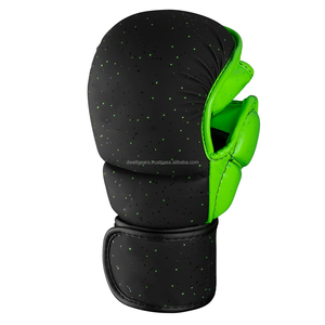 Gants de combat MMA Sanda unisexes en cuir PU avec fermeture auto-agrippante pour la lutte en cage, l'entraînement au sac de frappe et le sparring - Product Image 4