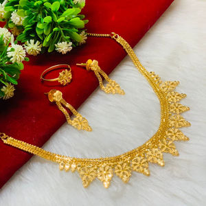 Collier court plaqué or d'un gramme - Product Image 1