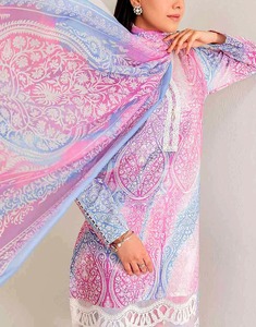 Robe lourde de fête pour dames Broderie Salwar kameez, Sharara Sets Design Lightweight Ladies Party Dress 2025 Best - Product Image 5