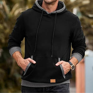 Sweat-shirts surdimensionnés de haute qualité fabriqués sur mesure, vêtements de rue respirants avec poches pour hommes, téléchargés par Dress Sports - Product Image 4