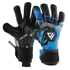 Gants de gardien de but professionnels de haute qualité VIENNA INDUSTRY WA-006 Latex allemand Respirant Fabriqué sur mesure Antidérapant Crochet réglable - Product Image 6