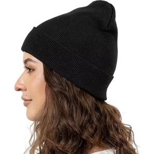 Gorro de invierno tejido Jacquard bordado personalizado con 2025 diseños, gorro de lana 100%, imagen Digital de moda, personaje de dibujos animados para - Product Image 1