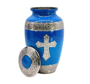 Top Quality Metal Wholesale Cremation <b>Urn</b> for Human & Pet Ashes <b>Large</b> Metal Cremation <b>Urn</b> for Adult Keepsake <b>Urn</b> - Product Image 3