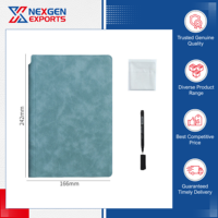 Última Llegada de Cuadernos de Tapa Dura de Alta Calidad, Cuaderno de Pizarra Blanca A5 de Cuero PU, para la Escuela, Oficina, Hogar y Educación, de Bajo Costo