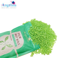 Perles de cire dure à l'aloe vera Angelina AW005, prix usine, 1 kg, pour épilation en gros, cire dépilatoire visage et corps pour salon