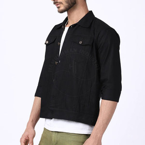 Venta al por mayor de calidad superior Pakistán hizo hombres Jeans chaquetas diseño personalizado High Street Style 100% algodón disponible para la venta - Product Image 2