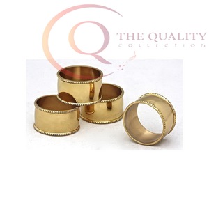 Anneaux de serviette décoratifs de luxe en métal pour table de mariage, décoration de maison écologique - Product Image 6