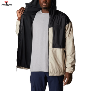 New Design High Quality Customized Fashionable Windbreaker <b>Jacket</b> with Hooded Collar - Product Image 2