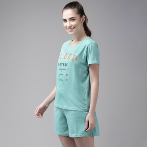 2025 tenues d'été personnalisées vêtements pour femmes ensemble 2 pièces T-shirt ensemble court porter ensemble short à bas prix - Product Image 4