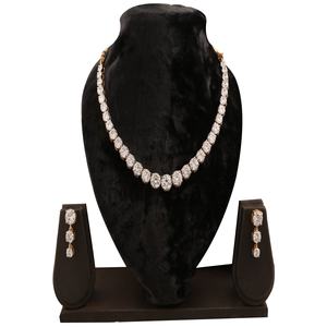 Collar de diamante cultivado en laboratorio VVS redondo de Plata de Ley 925 de 1ct 2ct personalizado para mujer con certificado GRA joyería fina al por mayor - Product Image 1