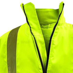 Chaqueta de Trabajo Reflectante con Certificación CE para Construcción Industrial y Trabajo al Aire Libre con Alta Visibilidad para Mayor Seguridad - Product Image 6