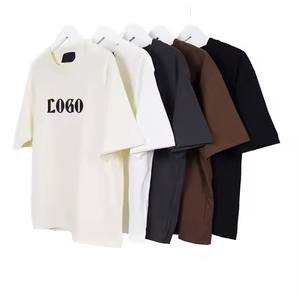 Camisetas de gran tamaño para hombre, todos los colores, 100% algodón, peso pesado, camiseta de 400gsm con trabajo personalizado, según la demanda del cliente para adultos - Product Image 4