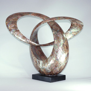 Large Mother of Pearl Sculptures for Sale Home Indoor Decoration Modern MOP <b>Mosaic</b> Inlay Abstract Sculpture Statues - Product Image 3