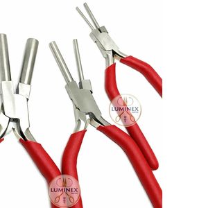 LUMINEX IMPEX LUG=154455 High Quality Stainless Steel Jewelry Making Pliers Bail Forming <b>Tool</b> Set Lightweight Wire Wrapping for - Product Image 5