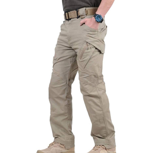 กางเกงคาร์โก้ผู้ชายแบบลำลองสำหรับผู้ใหญ่กางเกงลำลองใส่กลางแจ้งใส่ทำงานกลางเอวปกติระบายอากาศได้ดีบางราคาถูก - Product Image 1
