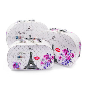 Trousse de Toilette Portable 3 Pièces avec Miroir, Grande Capacité, Étui Cosmétique Personnalisable avec Logo pour Rangement de Maquillage - Product Image 1