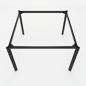 Concept HBOV012 Minimalist 2-Cluster Oval <b>Desk</b> 120x120 Assembly Melamine Wood Office Furniture for Bedroom/Office <b>Computer</b> Table - Product Image 5