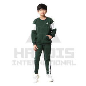 Chándal infantil hecho en Pakistán, conjunto de invierno de lana, ropa de calle, chándal infantil con logotipos personalizados - Product Image 1