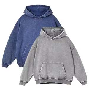 Sweats à capuche élégants pour hommes à lavage acide-Sweats à capuche personnalisables de haute qualité pour hommes pour un confort tendance Sweats à capuche à lavage acide pour hommes - Product Image 1