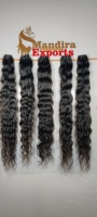 Inde du Sud Temple Cheveux Humains Ondulés Bundles Non Transformés Vierge Cuticule Alignée Cheveux Armure Indien Extensions de Cheveux Humains