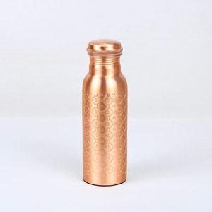 Botella de agua de cobre Botella de cobre para agua potable con alta calidad de botellas de agua de cobre de La India - Product Image 6