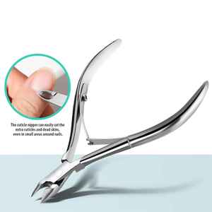 Livraison rapide, ensemble de coupe-ongles en acier inoxydable 2 pièces, ouverture large pour les doigts de bébé, manucure, pédicure, pousse-cuticules, pince - Product Image 5
