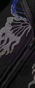 Sweat-shirts en strass sur mesure, meilleur prix, sweat-shirts en strass de haute qualité, sweat-shirts en strass pour hommes, qualité bon marché avec OEM - Product Image 6