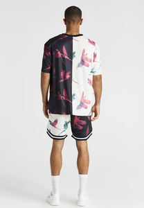 Women Men Soft Stretch <b>Tie</b> Dye Twin Sets Yoga Wear Tshirt With Matching Shorts Running Shorts and Shirt Set - Product Image 4