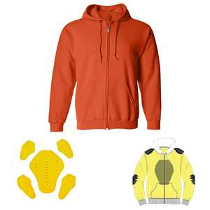 Unisex Customized Silk Screen Printed Leather Fleece Polyester Windproof Waterproof CE Certified 400g Motorbike Sportswear - Product Image 5
