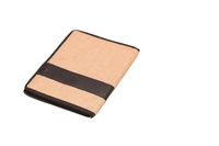 Porte-documents pliable en jute biologique, avec fermeture éclair, imprimé promotionnel, en feutre écologique, fournitures de bureau