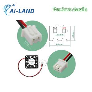 מאוורר צירי שקט 40x40x15 מ\\\"מ לקירור פליטה, זרימת אוויר גבוהה, עמיד למים בתקן IP68, 12V, פלסטיק, יצרן ציוד מקורי, מפוח DC, מסב כדורי כפול, יצרן עיצוב מקורי - Product Image 3