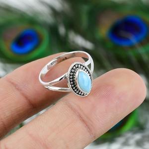 Bague pour femme en argent sterling 925 plaqué rhodium, agate naturelle solide, faite à la main, avec sertissage en bézel, pierre précieuse pour les mariages et les fêtes - Product Image 3