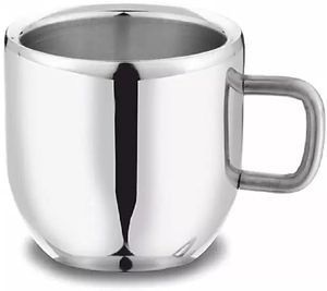 Tasse à café de qualité supérieure Tasse de voyage en acier inoxydable Camping avec poignée 2 pièces Ustensiles de cuisine Utilisation de haute qualité - Product Image 4