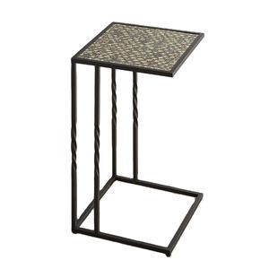 Hot Glass Inlay Tabouret En Gros avec Support En Métal Moderne De Bonne Qualité Salon Cubique Tabouret Stand Pour Chambre - Product Image 2
