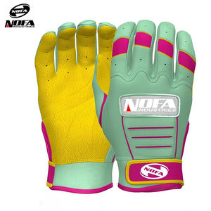 Gants de frappeur de baseball en gros personnalisés de haute qualité en cuir de porc durable Option résistante à l'usure pour les joueurs - Product Image 2