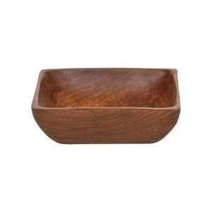 Cuenco de madera clásico hecho a mano Ideal para ensaladas, frutas y aperitivos, cuenco de madera Natural para servir para restaurante en casa - Product Image 3