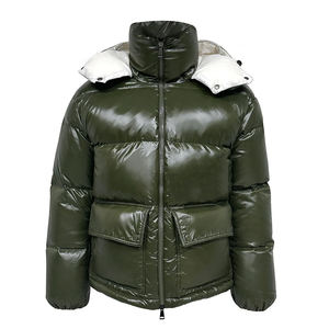 Lightweight <b>Packable</b> Puffer <b>Jacket</b> Quilted Warm Oversized Hooded Insulated Coat Stylish Streetwear Winter Fashion Outerwear - Product Image 1
