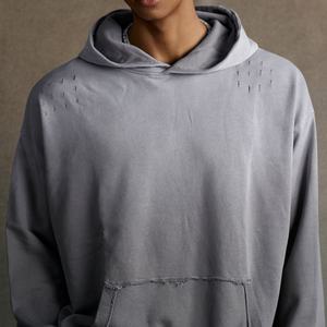 Sudadera con Capucha Extra Grande de Estilo Vintage, Mezcla de Algodón, Resistente al Viento, Personalizable, Unisex, Deportiva, para Otoño e Invierno - Product Image 4