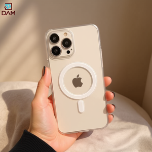 Custodia per iPhone 15 Plus in TPU+PC con anello magnetico e protezione trasparente anti-caduta - Product Image 2