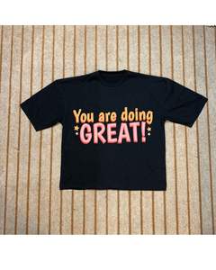 Usine directe ourlet ouvert imprimé 100% coton t-shirt 250-300 Gsm à manches courtes Style formel conception vierge prix de gros - Product Image 2