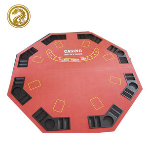 Tapis de table de poker pliant portable personnalisable de haute qualité Design de luxe moderne pour Blackjack Roulette Casino et Mahjong Gambling - Product Image 5