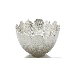 Bol à fruits moderne de forme unique, nouveau design blanc, grande taille, pour mariage et événements, couleur argent poli - Product Image 4