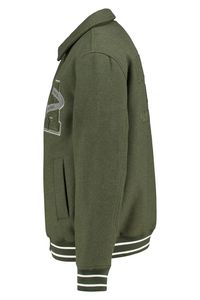 Vente en gros de veste universitaire Patchwork Letterman grande taille à col montant pour hommes hiver écologique séchage rapide respirant - Product Image 5