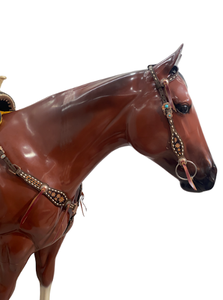 Genuino 100% cuero de vaca argentino Vintage Smart Custom Logo Cowhide Horse Riding Headstall Set para entusiastas ecuestres - Product Image 5