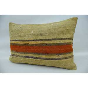 Multicolor Wool Kilim Rug 16x24 Inch Rustic Vintage Patterned Woven Rug - Product Image 3